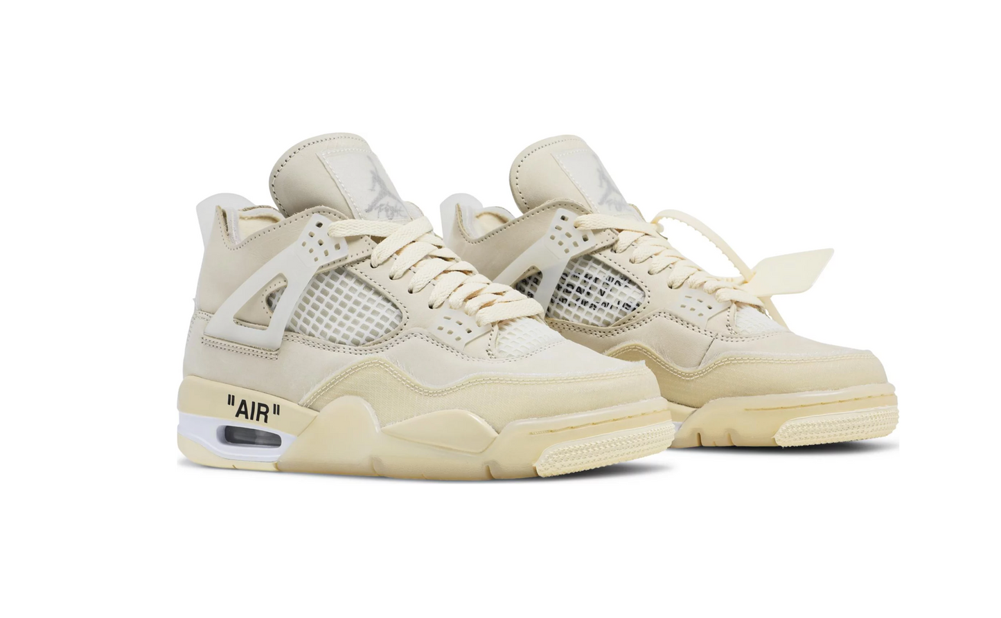 Off-White x Air Jordan 4 SP 'Sail'