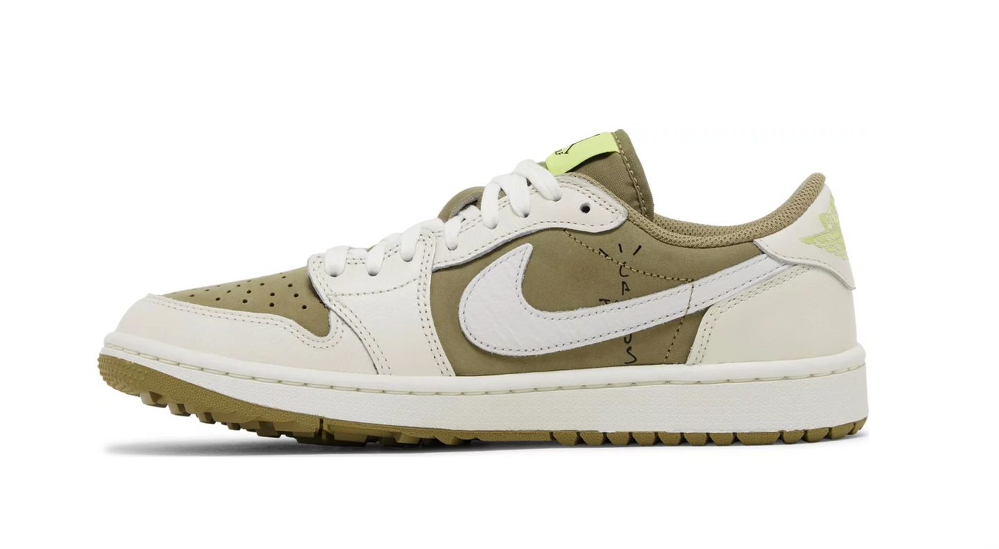 Travis Scott x Air Jordan 1 Low Golf 'Neutral Olive'