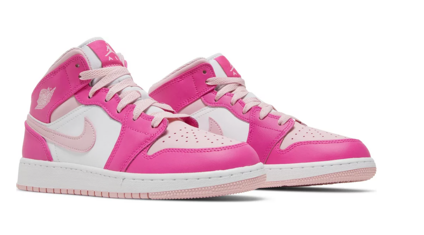 Air Jordan 1 Mid GS 'Fierce Pink'