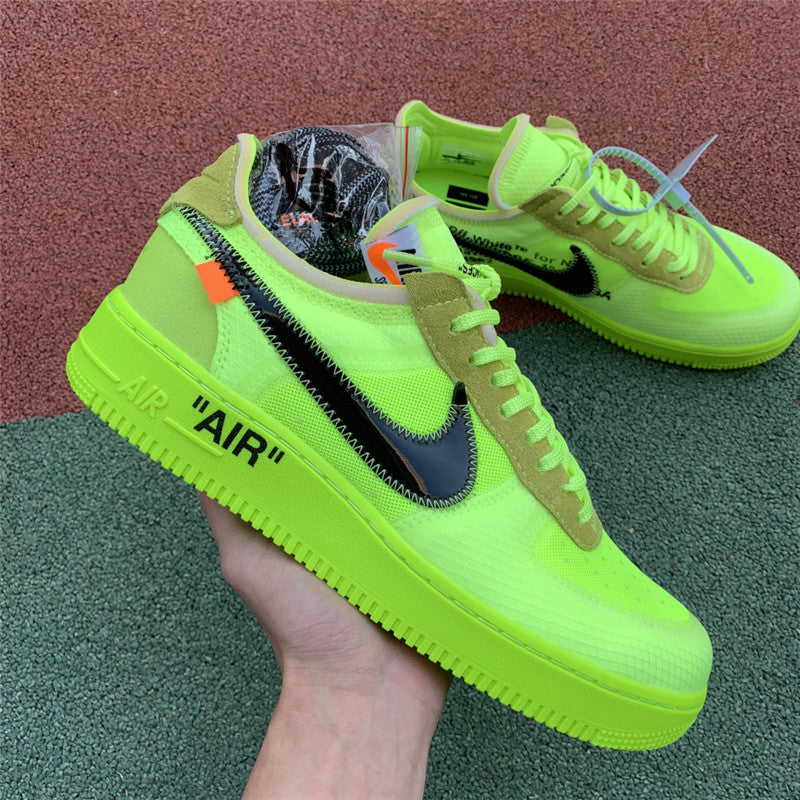 Off-White x Air Force 1 “Fluorescent green” - whatever on 