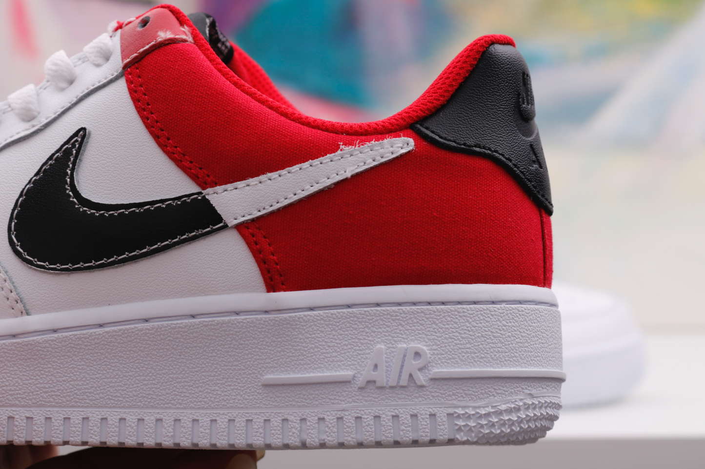Air Force 1 Red and black - whatever on 