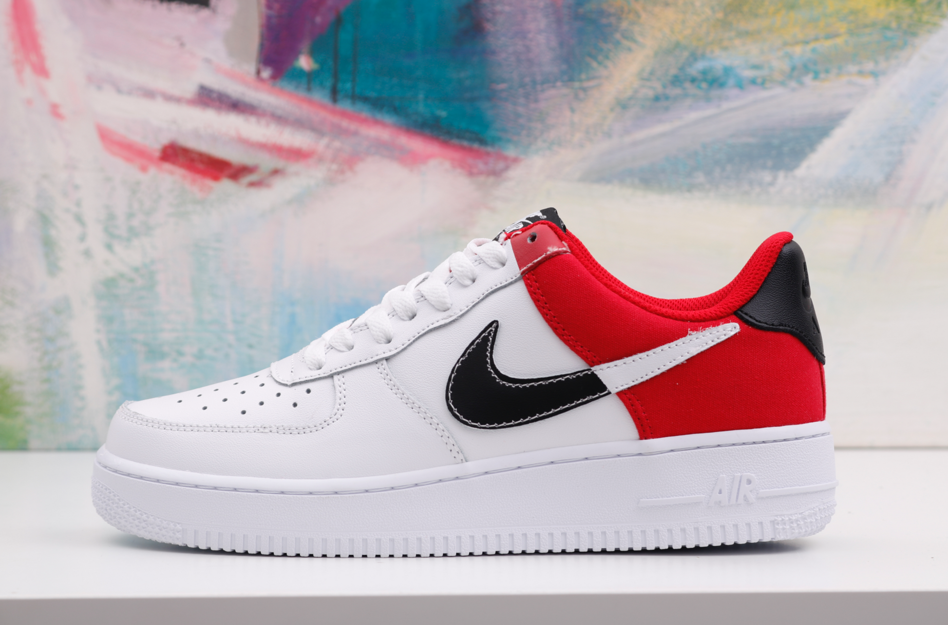 Air Force 1 Red and black - whatever on 