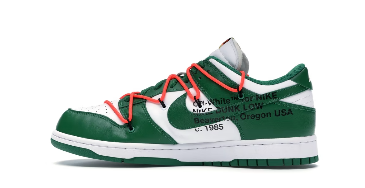 Dunk Low Off-White Pine Green