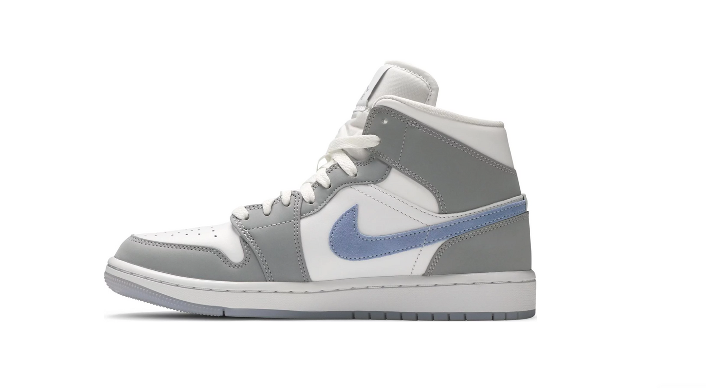 Air Jordan 1 Mid 'Wolf Grey Aluminum'