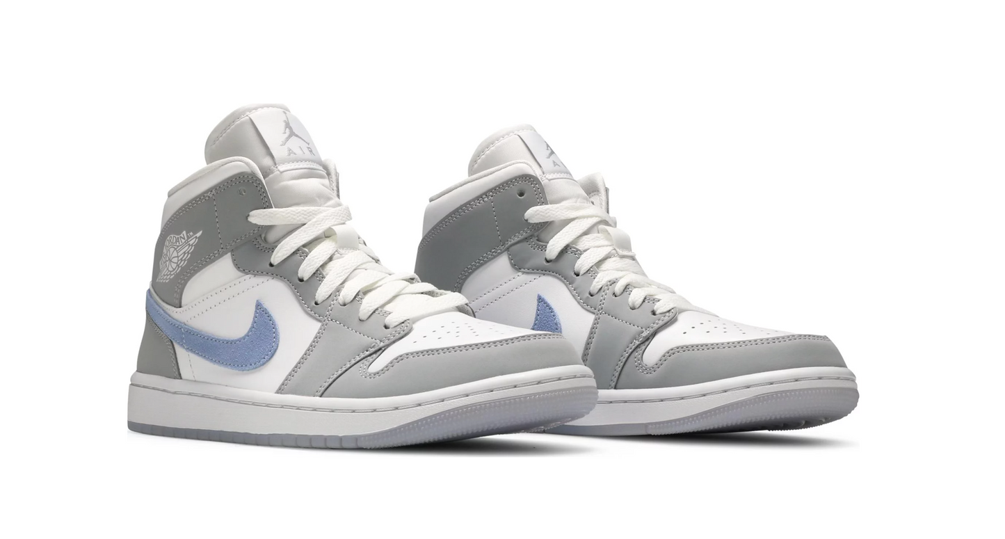 Air Jordan 1 Mid 'Wolf Grey Aluminum'