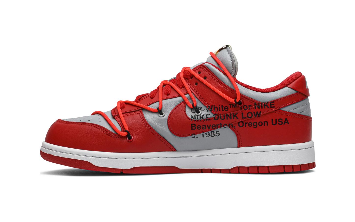 Off-White x Dunk Low 'University Red'