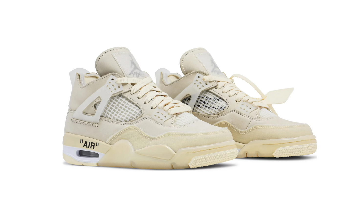 Off-White x  Air Jordan 4 SP 'Sail'