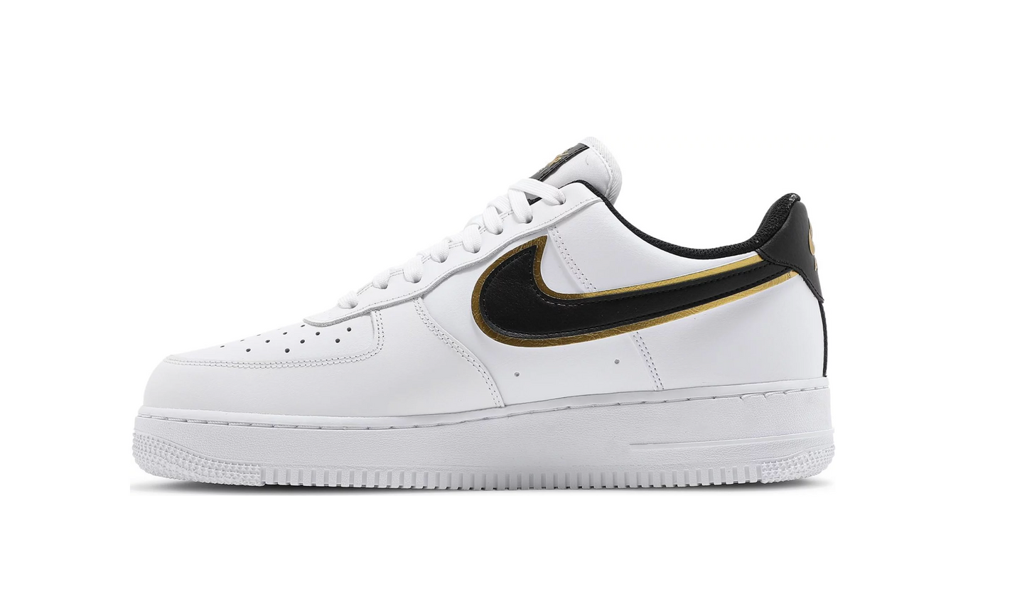 Air Force 1 '07 LV8 'Metallic Swoosh Pack - White Metallic Gold'