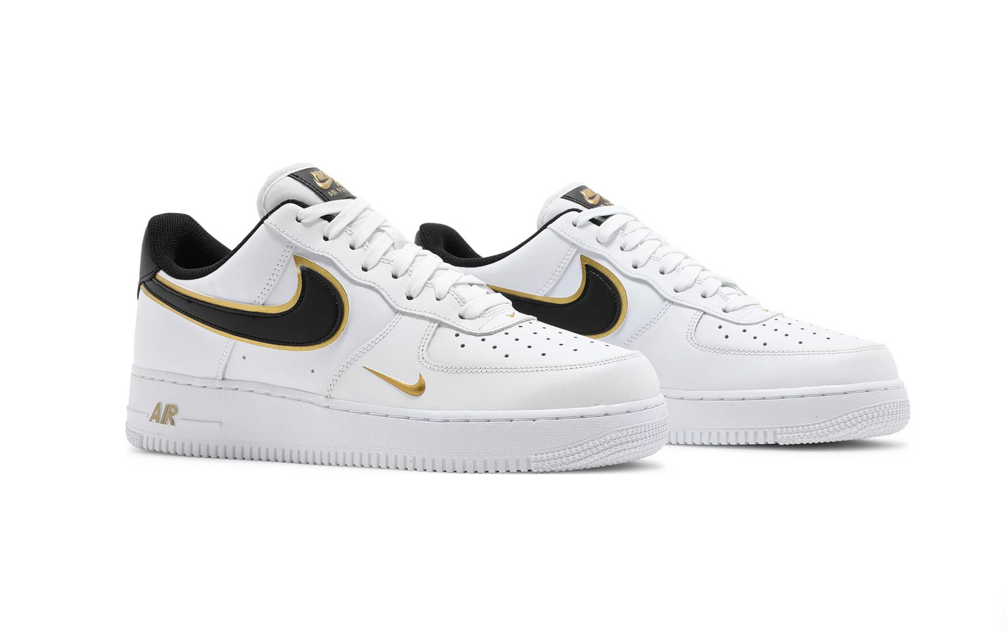 Air Force 1 '07 LV8 'Metallic Swoosh Pack - White Metallic Gold'