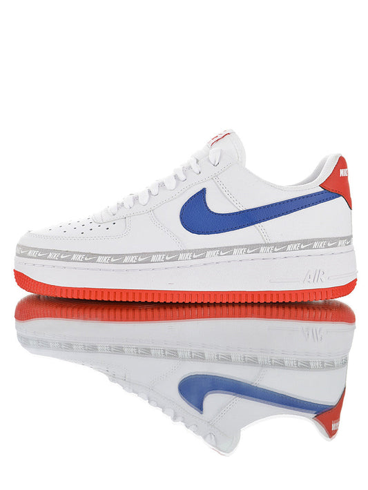 Air Force 1' 07 "Overbranded White Royal Red" - whatever on 