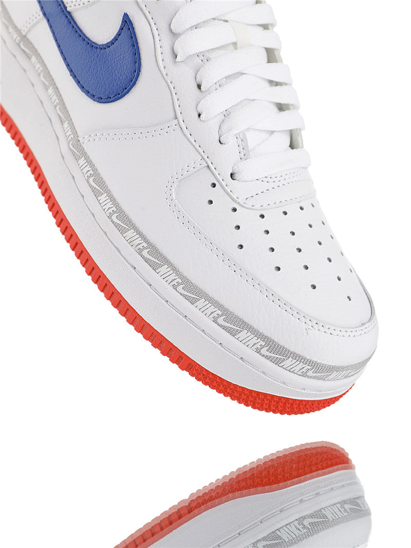 Air Force 1' 07 "Overbranded White Royal Red" - whatever on 